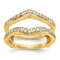 14K Yellow Gold Diamond Guard