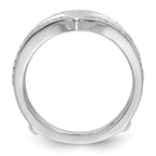 14K White Gold 1/3 carat Diamond Complete Ring Guard
