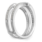 14K White Gold 1/3 carat Diamond Complete Ring Guard