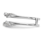 14K White Gold 1/5 carat Diamond Complete Ring Guard
