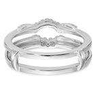 14K White Gold 1/5 carat Diamond Complete Ring Guard