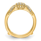 14K Yellow Gold Diamond Guard