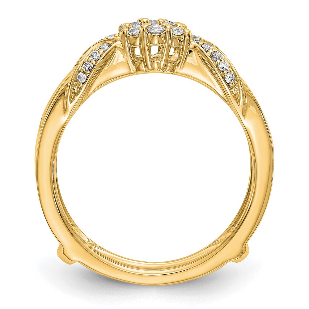 14K Yellow Gold Diamond Guard