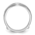 14K White Gold 1/4 carat Diamond Complete Ring Guard