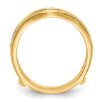 14K Yellow Gold Diamond Guard