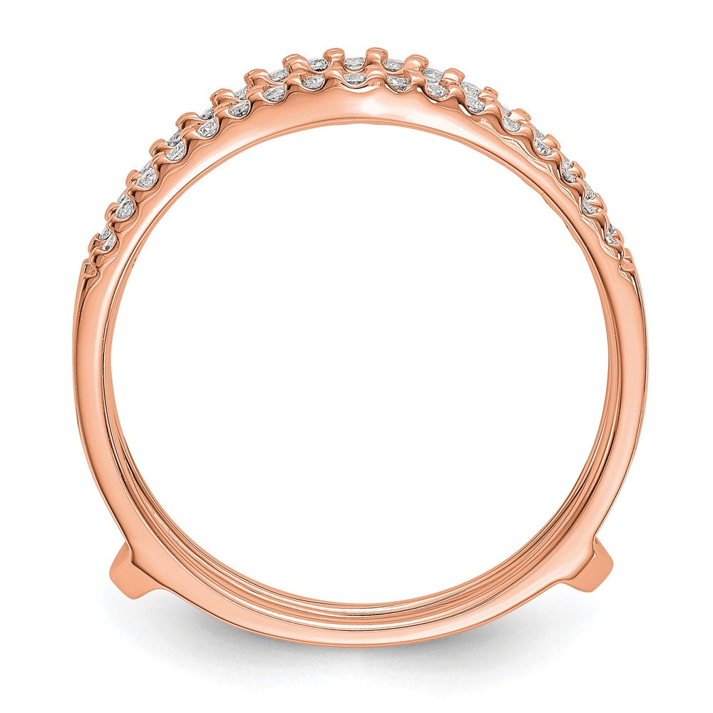 14K Rose Gold Diamond Guard