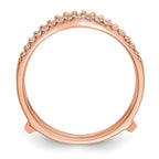 14K Rose Gold Diamond Guard