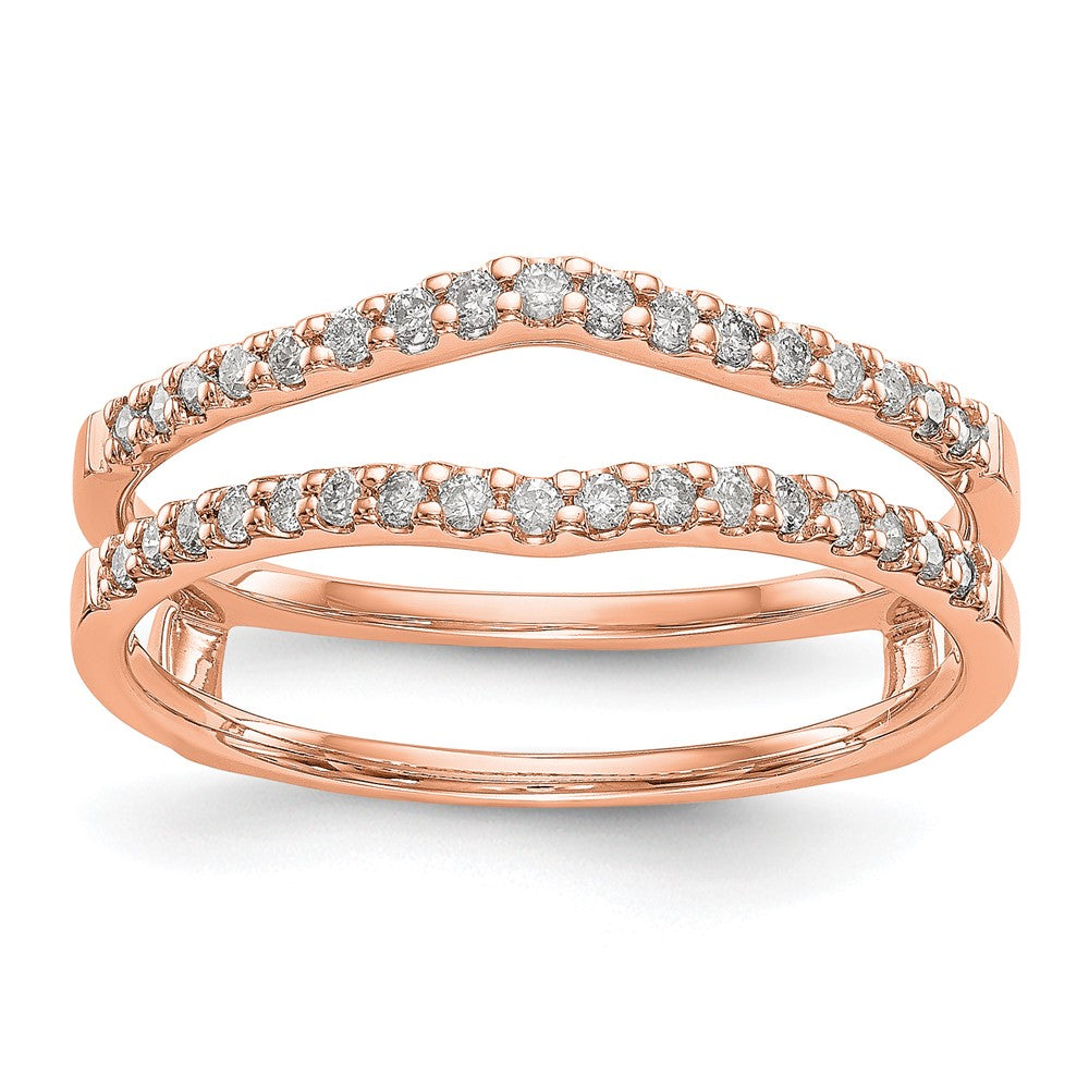14K Rose Gold Diamond Guard