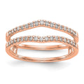 14K Rose Gold Diamond Guard