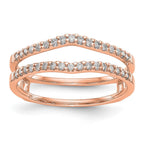 14K Rose Gold Diamond Guard