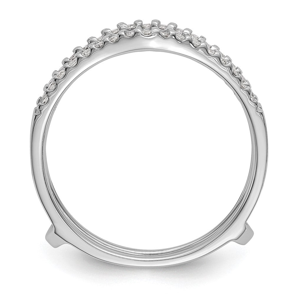 14K White Gold 1/4 carat Diamond Complete Ring Guard