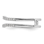 14K White Gold 1/4 carat Diamond Complete Ring Guard