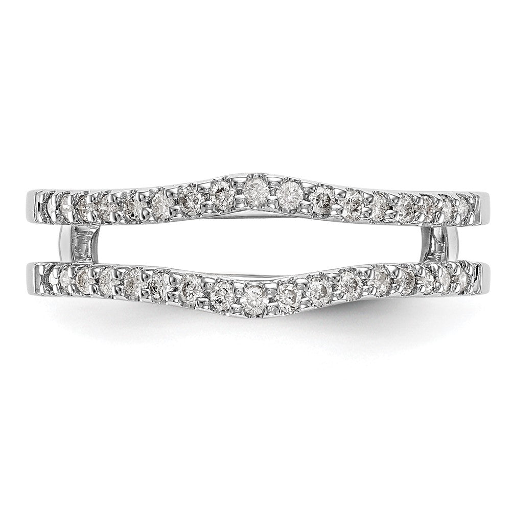 14K White Gold 1/4 carat Diamond Complete Ring Guard