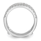 14K White Gold 1/2 carat Diamond Complete Ring Guard