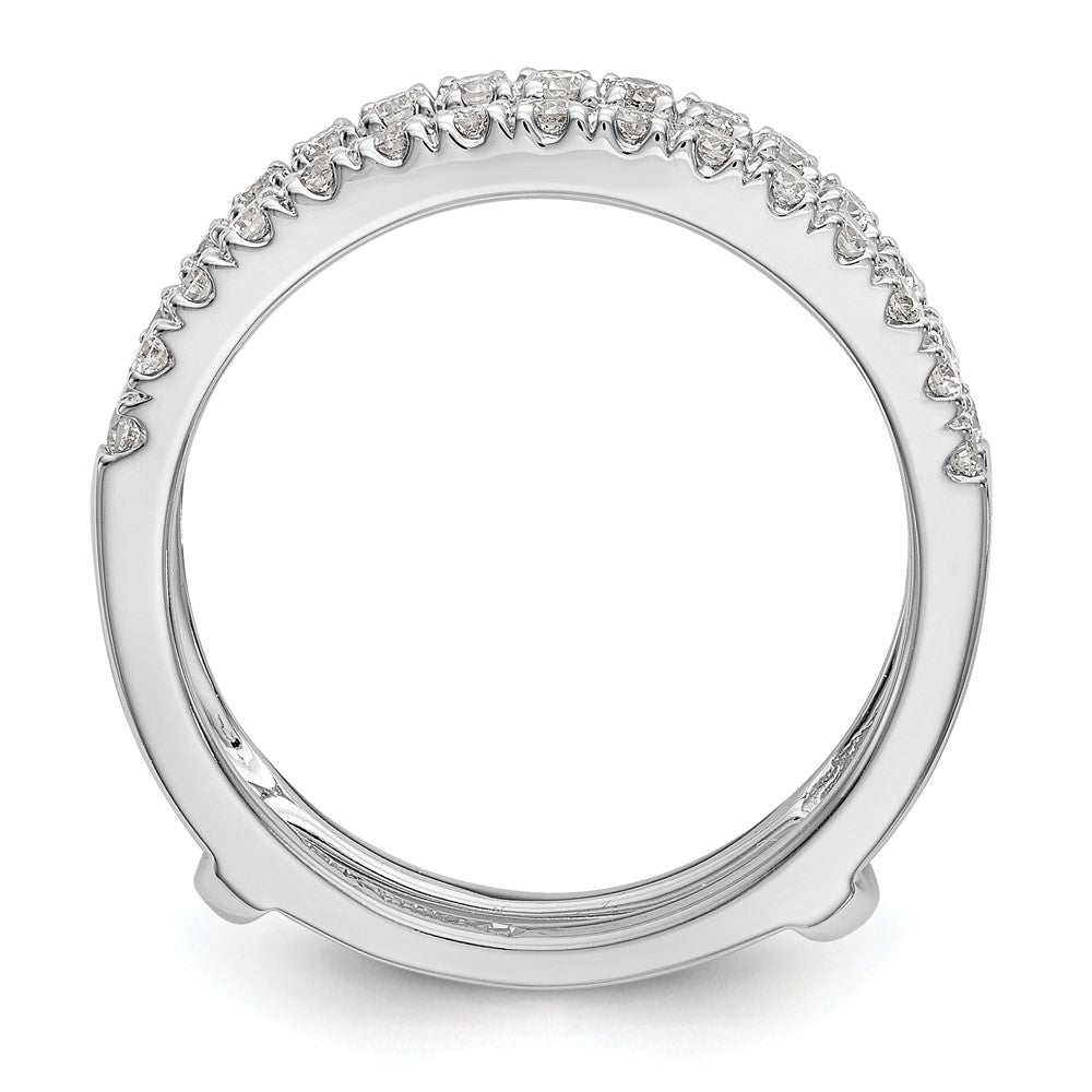 14K White Gold 1/2 carat Diamond Complete Ring Guard