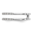 14K White Gold 1/2 carat Diamond Complete Ring Guard