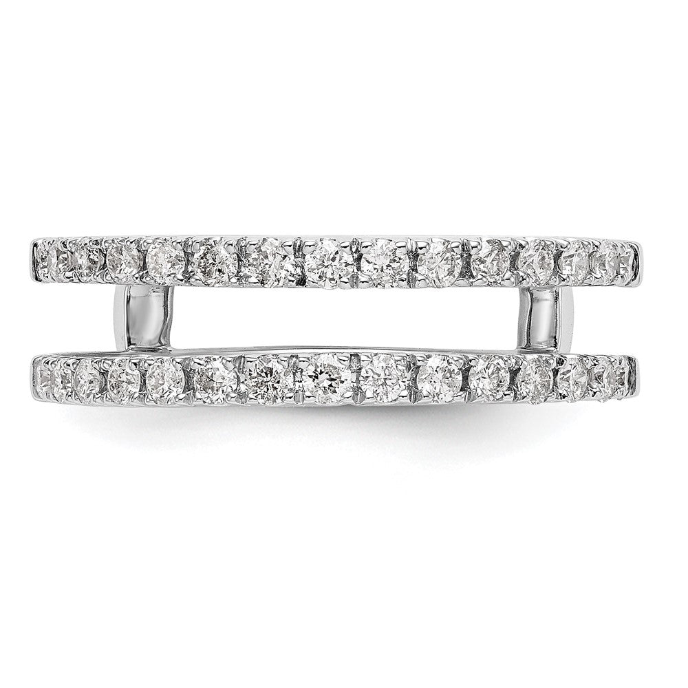 14K White Gold 1/2 carat Diamond Complete Ring Guard