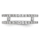 14K White Gold 1/2 carat Diamond Complete Ring Guard