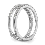 18K White Gold Diamond Guard