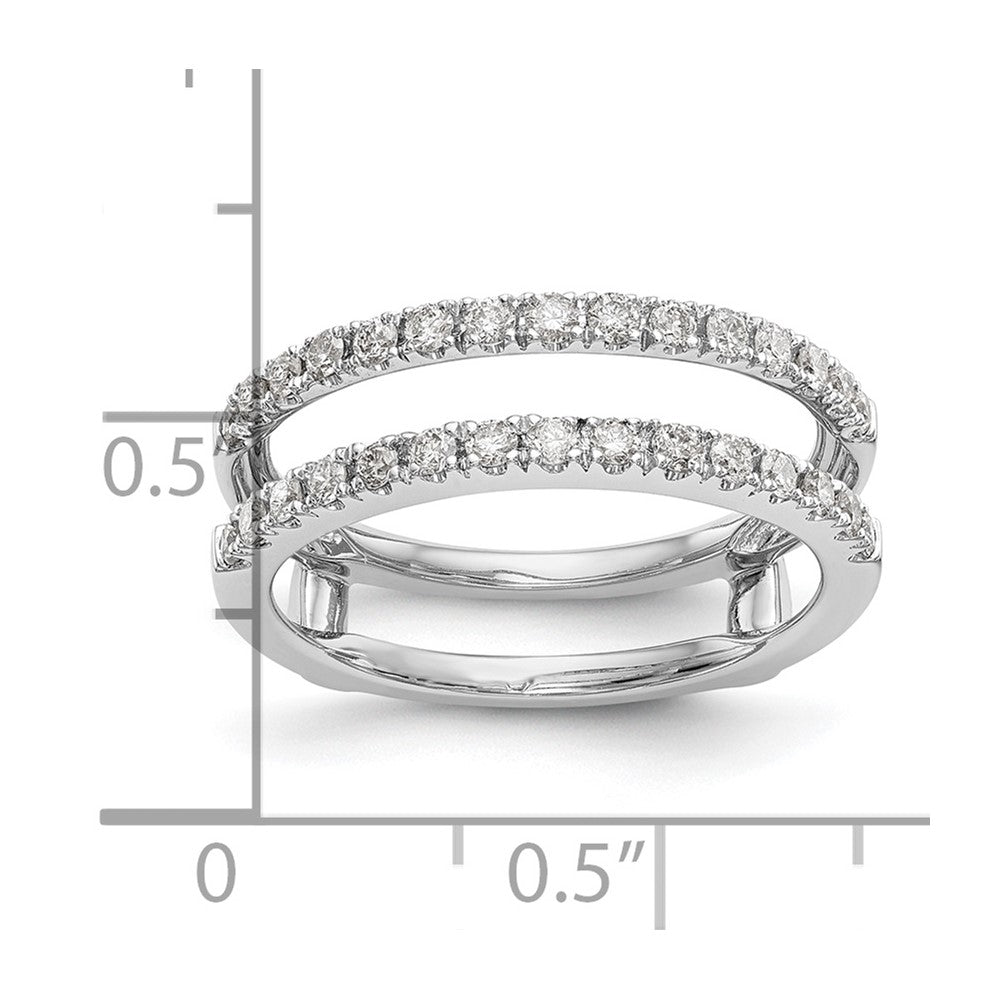 18K White Gold Diamond Guard