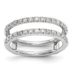 14K White Gold 1/2 carat Diamond Complete Ring Guard