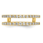 True Origin 14K Yellow Gold 1/2 carat Lab Grown Diamond VS+ F+ Complete Ring Guard
