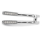 14K White Gold 1/3 carat Diamond Complete Ring Guard