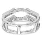 14K White Gold 1/3 carat Diamond Complete Ring Guard