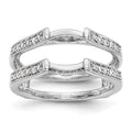 14K White Gold 1/3 carat Diamond Complete Ring Guard
