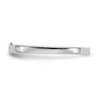 First Promise 14k White Gold Heart Shank 1/10 carat Round Diamond Complete Promise/Engagement Ring