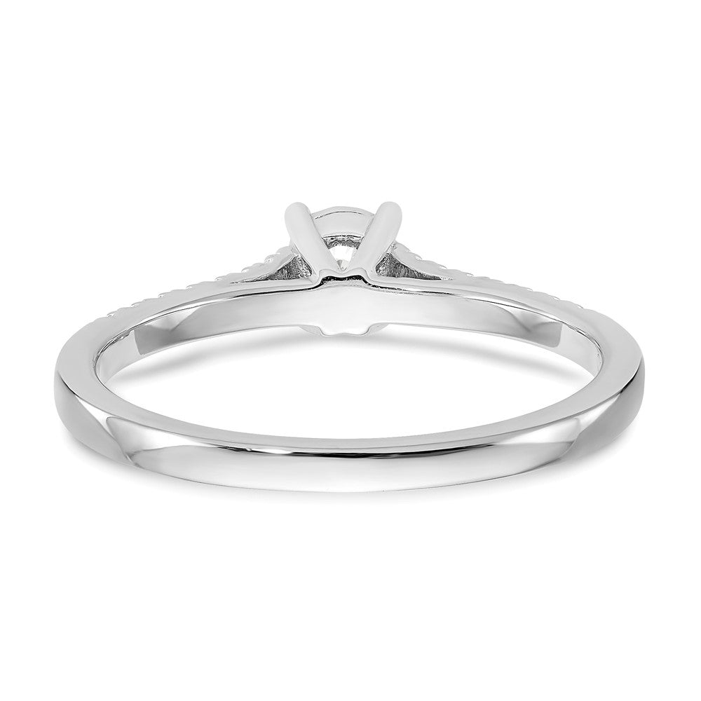 First Promise 14k White Gold 1/5 carat Round Diamond Complete Promise/Engagement Ring