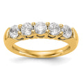 14K Yellow Gold 5-Stone Diamond Band