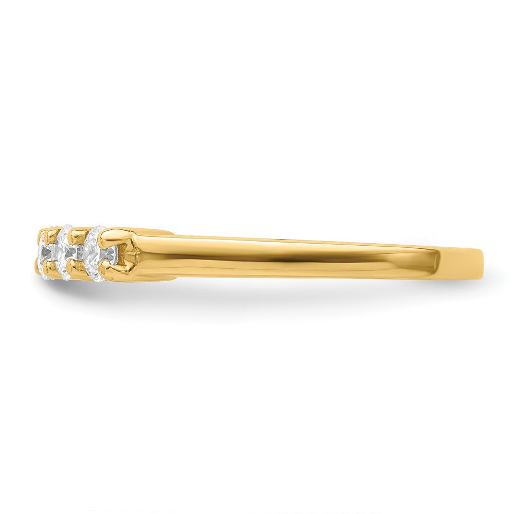 14K Yellow Gold 5-Stone Diamond Band