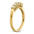 14K Yellow Gold 5-Stone Diamond Band