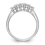 True Origin 14K White Gold 1 carat Lab Grown Diamond VS/SI D E F 5 Stone Ring