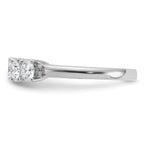 14kw 1ct Moissanite 5 Stone Band