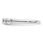 14K White Gold 6-Stone Shared Prong 1 carat Complete Round Diamond Band