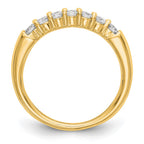 14K Yellow Gold 7-Stone Diamond Band