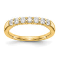 14K Yellow Gold 7-Stone Diamond Band