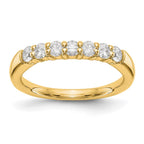 14K Yellow Gold 7-Stone Diamond Band
