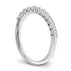 14K White Gold 11-Stone 1/2 carat Complete Diamond Band