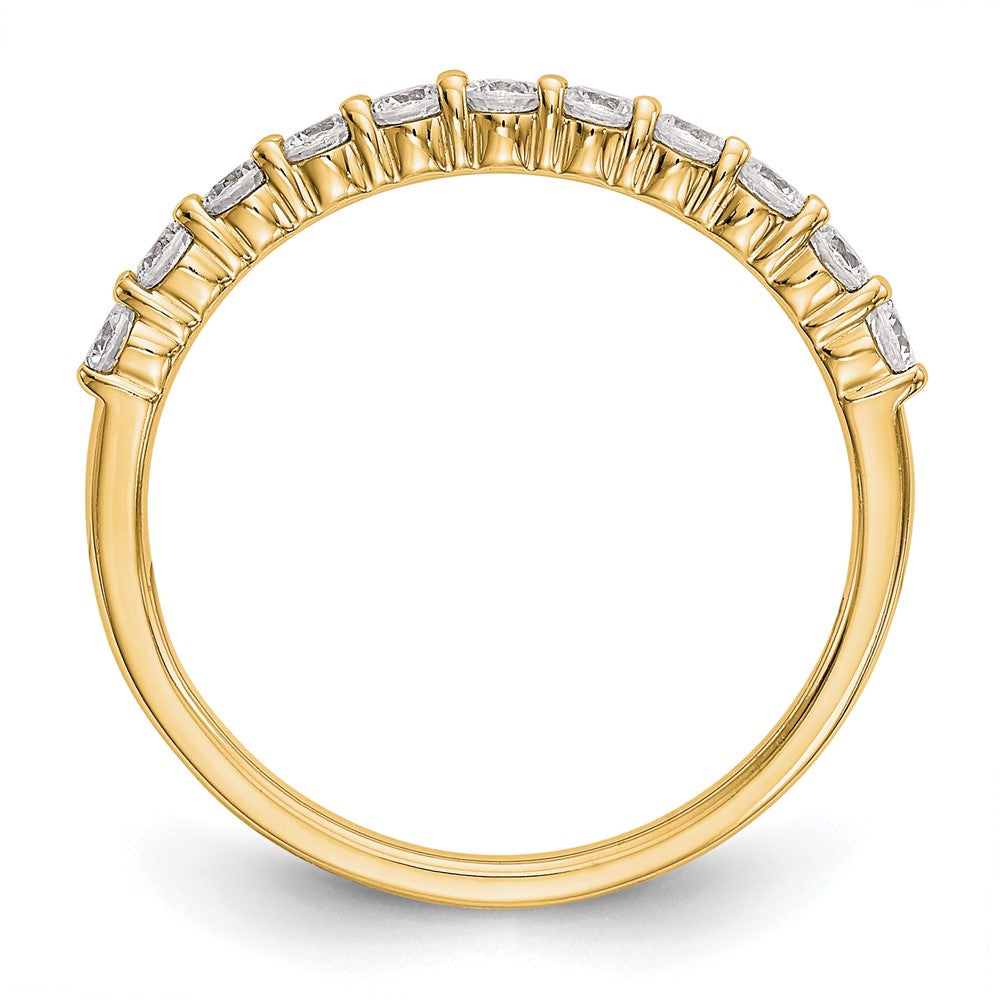 14K Yellow Gold 11-Stone Diamond Band