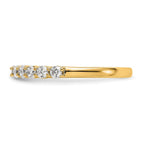 14K Yellow Gold 11-Stone Diamond Band