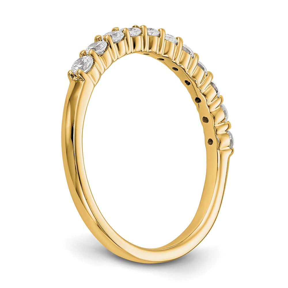 14K Yellow Gold 11-Stone Diamond Band