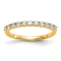 14K Yellow Gold 11-Stone Diamond Band