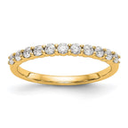 14K Yellow Gold 11-Stone Diamond Band