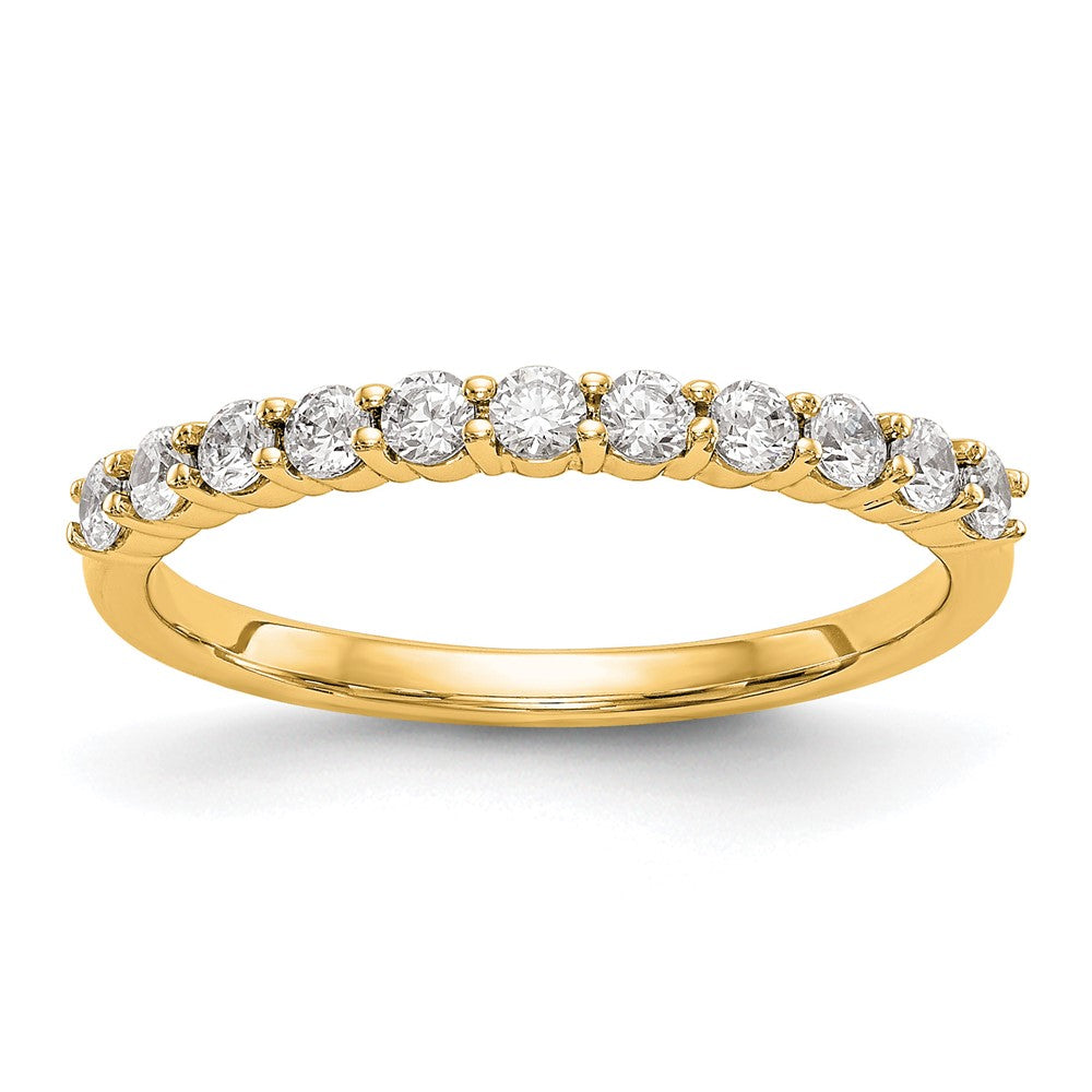 14K Yellow Gold 11-Stone Diamond Band