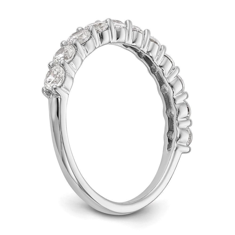 14K White Gold 11-Stone 1 carat Complete Diamond Band
