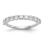14K White Gold 11-Stone 1 carat Complete Diamond Band
