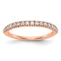 14K Rose Gold 1/4 carat Complete Diamond Band